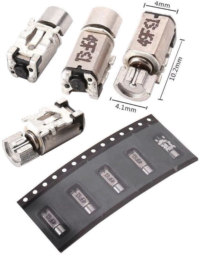 Micro Motor de vibración de 1.5v-4x7mm